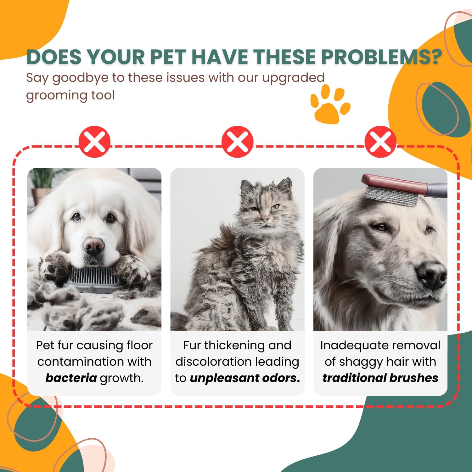 Mist & Groom Pet Brush Steam-Enhanced Shedding & Massage Tool for Cats & Dogs - TailAura