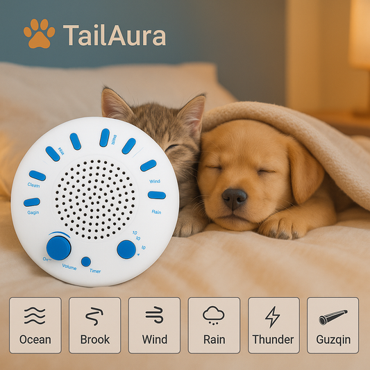 Pet Soothe Sound Machine for Anxiety & Sleep - TailAura