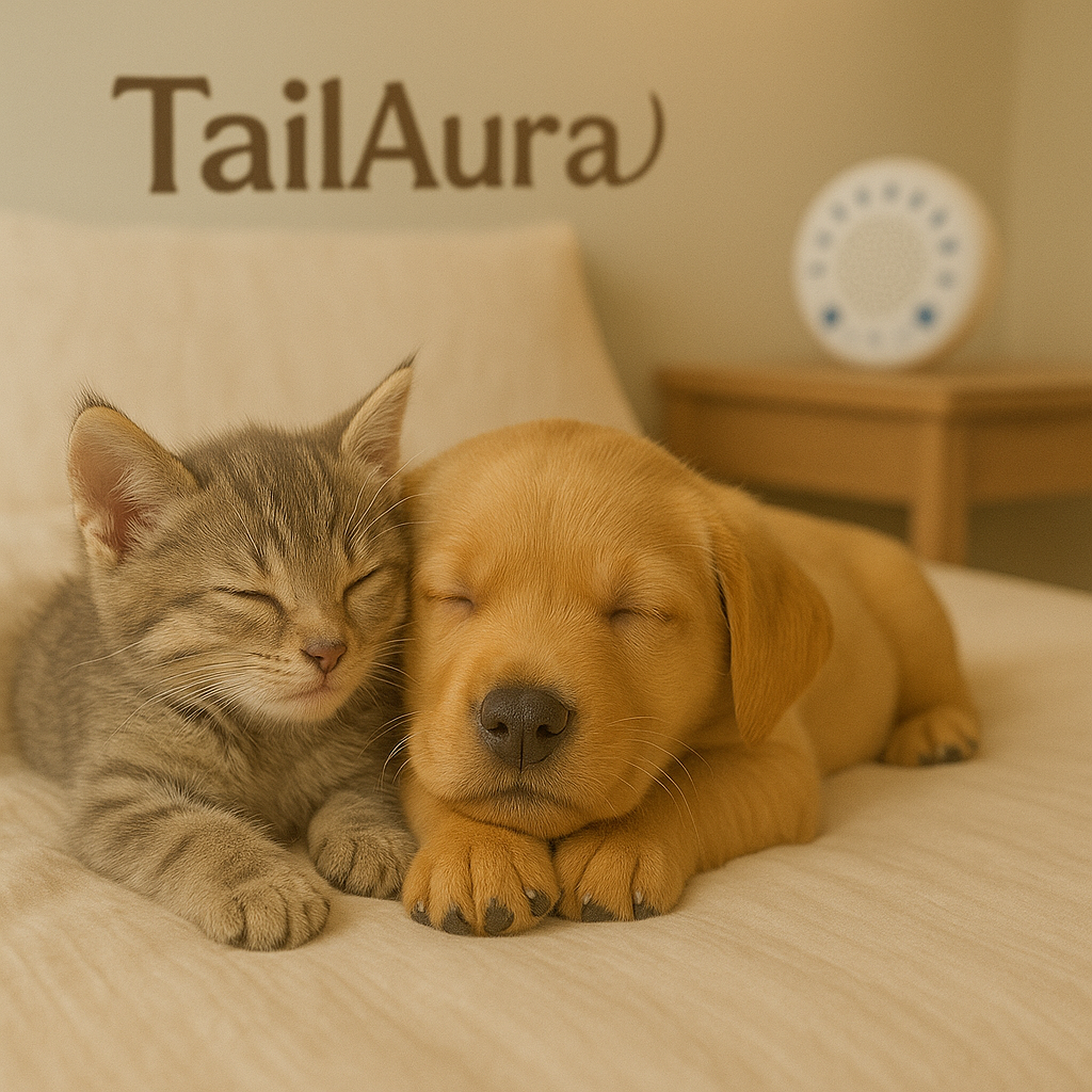 Pet Soothe Sound Machine for Anxiety & Sleep - TailAura