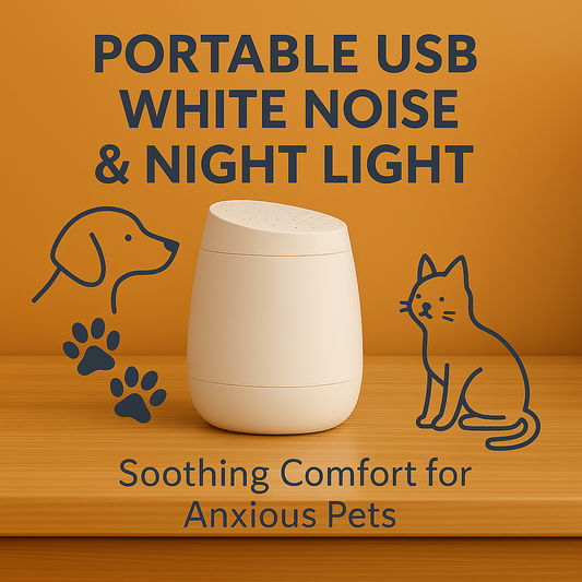 Portable USB White Noise Cup & Night Light – Soothing Comfort for Anxious Pets - TailAura