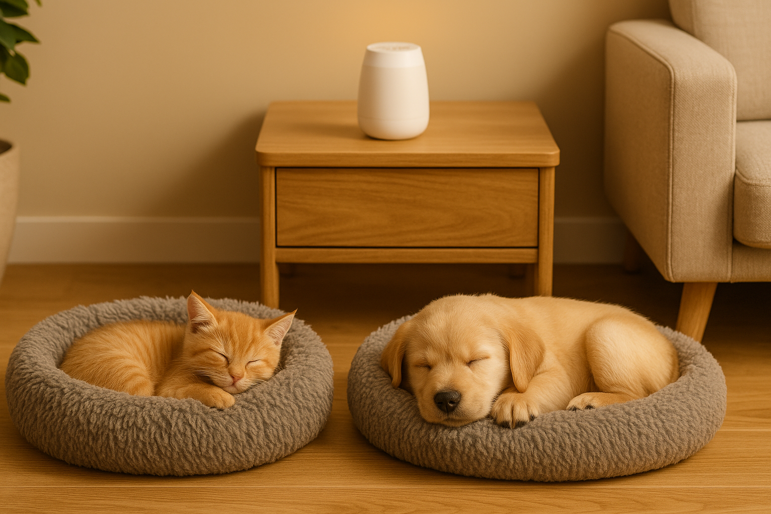 Portable USB White Noise Cup & Night Light – Soothing Comfort for Anxious Pets - TailAura