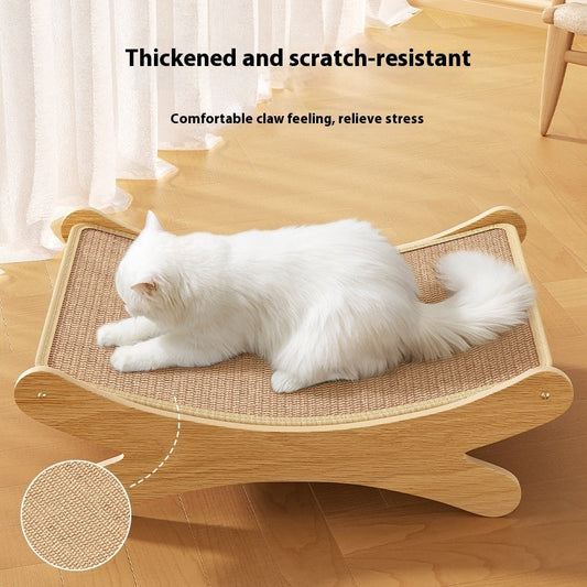 Sisal Cat Scratching Board & Integrated Cat Nest Wear-Resistant Comfort - TailAura