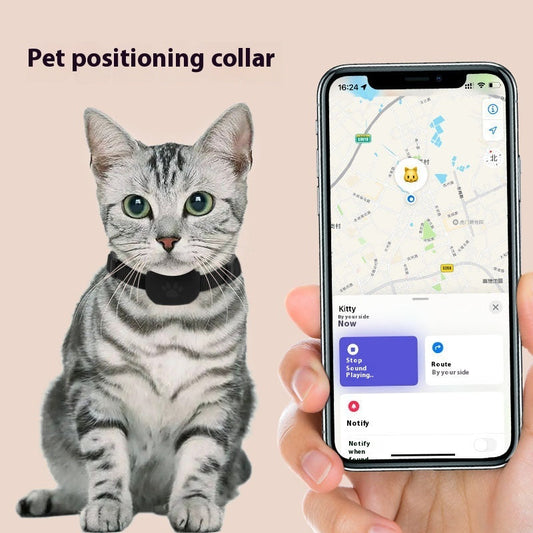 Smart Anti-Lost Pet Collar with 90dB Alarm - Bluetooth 5.2 for Cats & Small Dogs - TailAura