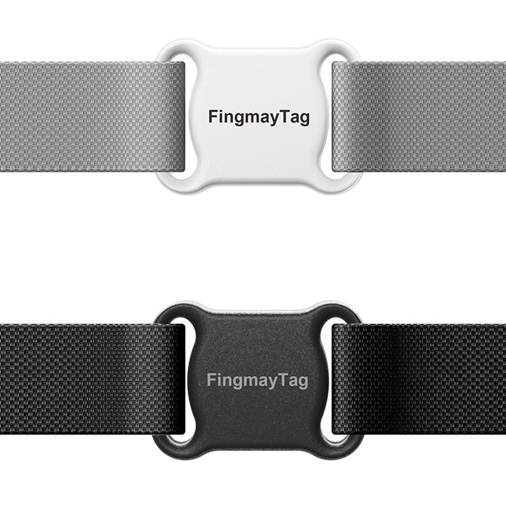 Smart GPS Pet Locator for Cats & Dogs - Compact & Lightweight (White/Black) - TailAura