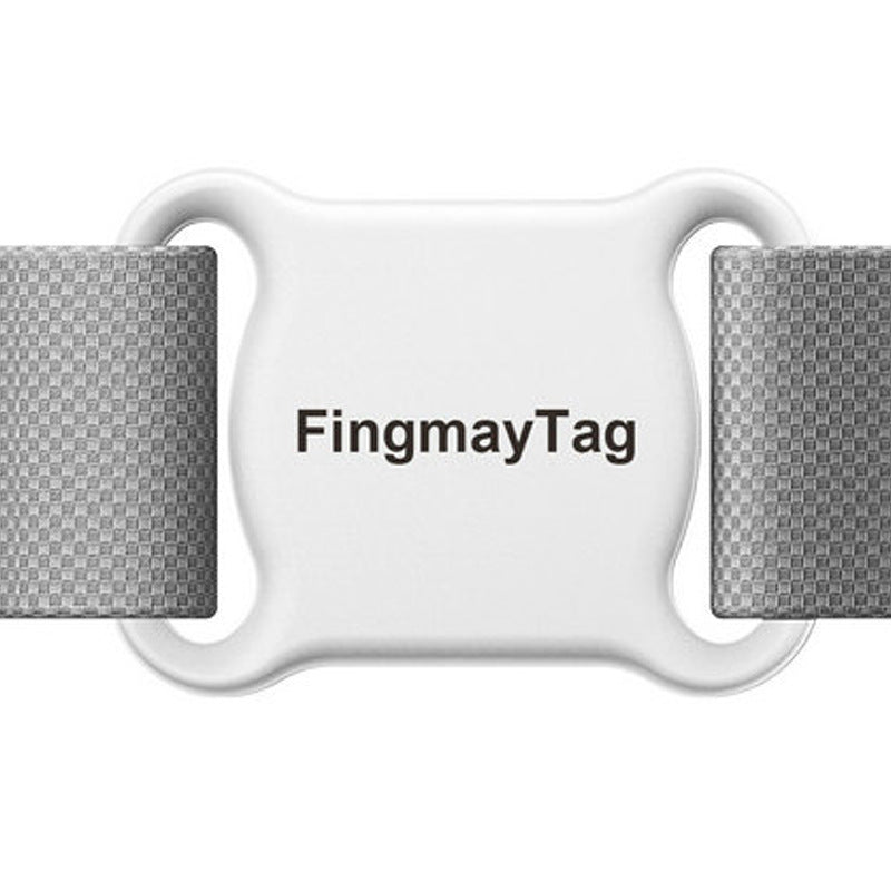 Smart GPS Pet Locator for Cats & Dogs - Compact & Lightweight (White/Black) - TailAura
