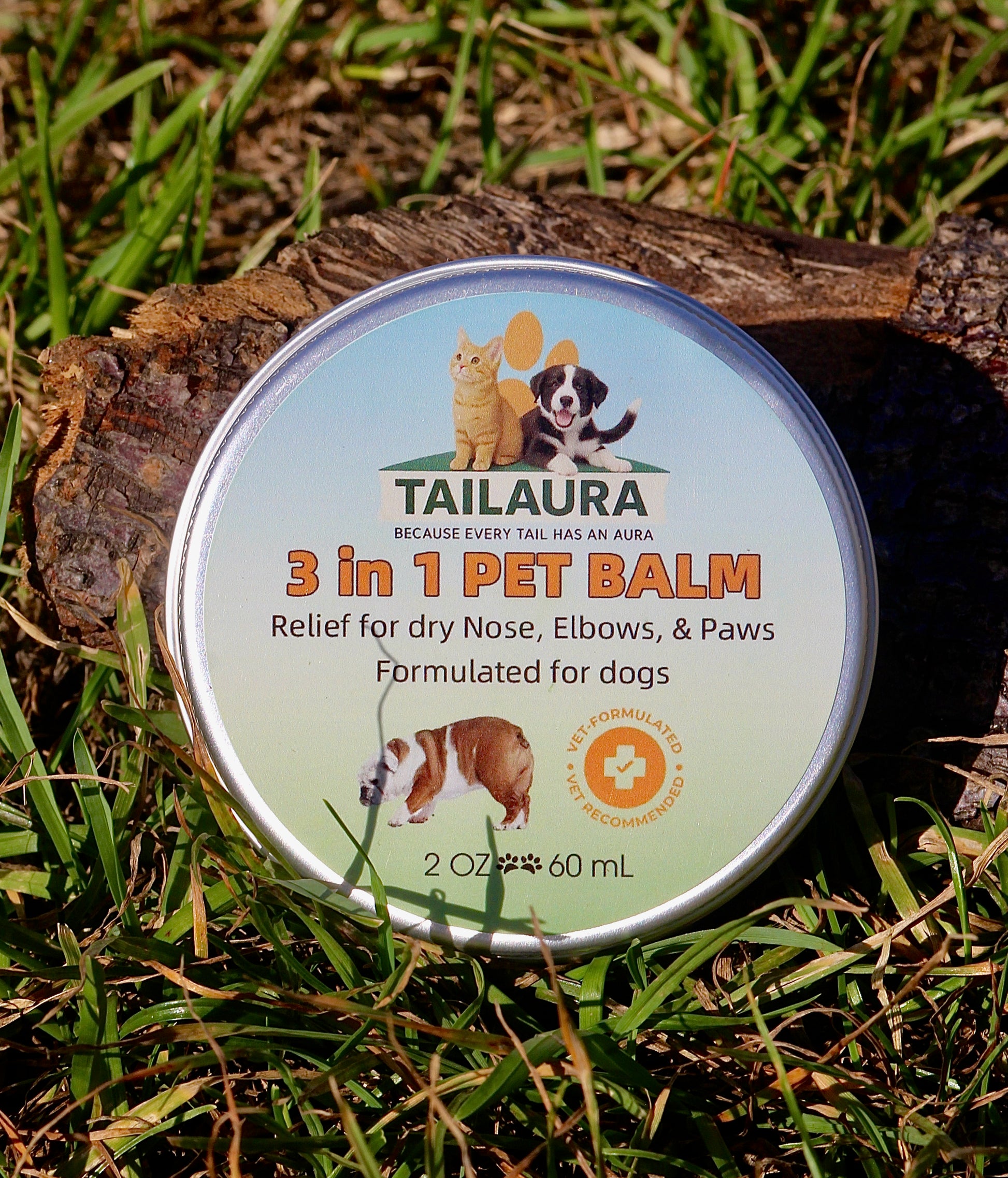 TailAura™ 3-in-1 Balm for Pets – Care for Paws, Nose & Skin (56.7g) - TailAura -  -  TailAura