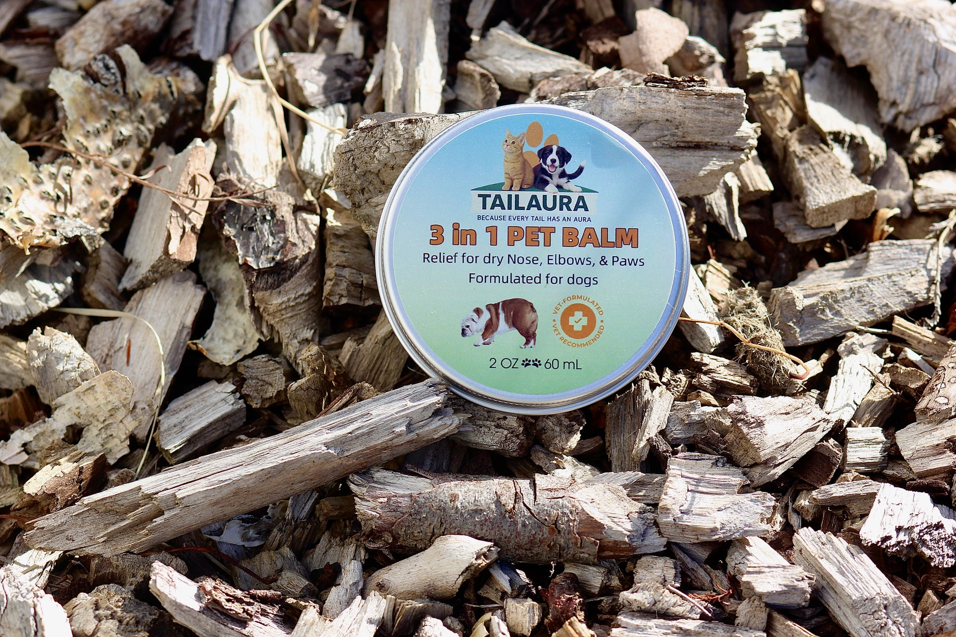 TailAura™ 3-in-1 Balm for Pets – Care for Paws, Nose & Skin (56.7g) - TailAura -  -  TailAura