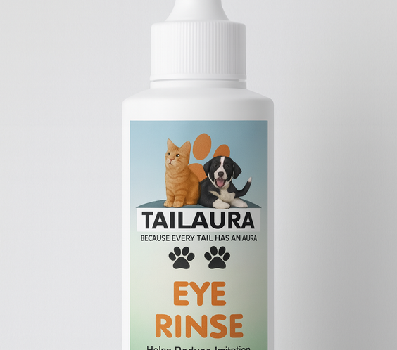TailAura™ Canine Eye Care Rinse – Gentle Cleansing Solution for Dogs (148ml) - TailAura