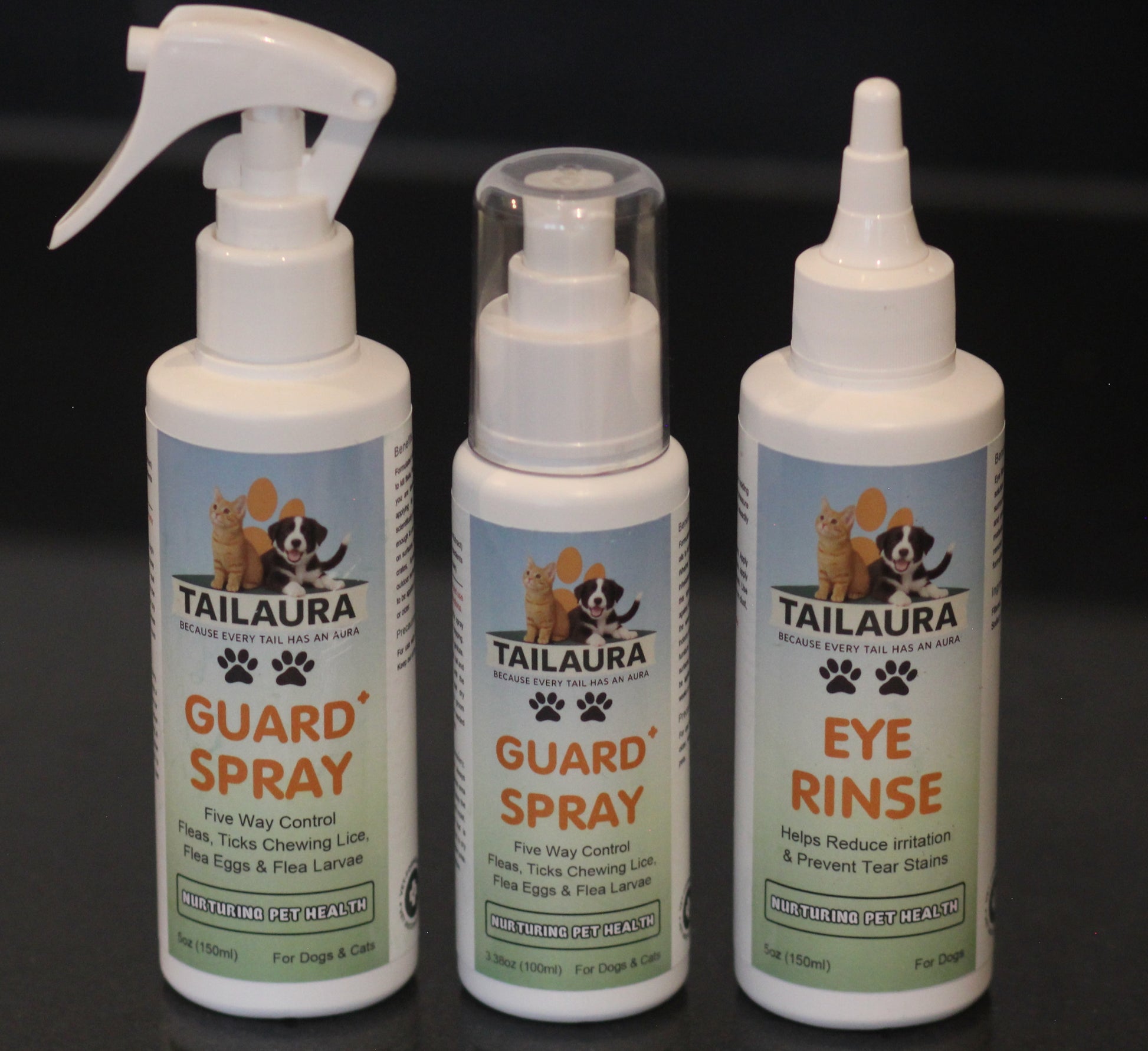 TailAura™ Canine Eye Care Rinse – Gentle Cleansing Solution for Dogs (150ml) - TailAura -  -  TailAura