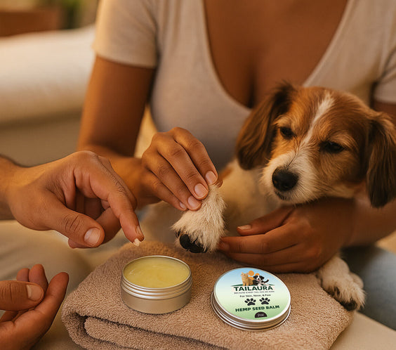 TailAura™ Restorative Hemp Seed Balm for Pets – Paw, Nose & Skin Therapy (56.7g) - TailAura -  -  TailAura
