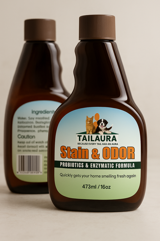 TailAura™ Stain & Odour – Enzyme-Based Cleaner for Pet Homes (475ml) - TailAura